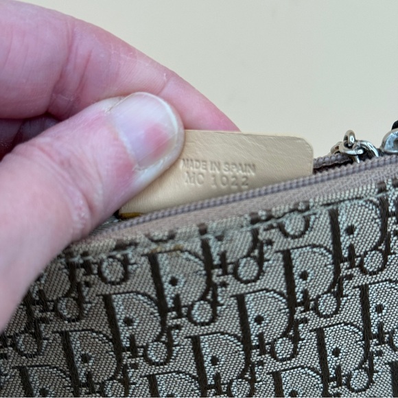 Vintage Galliano-Era Christian Dior Tan Oblique Trotter Key Cardholder Pouch - Picture 12 of 15